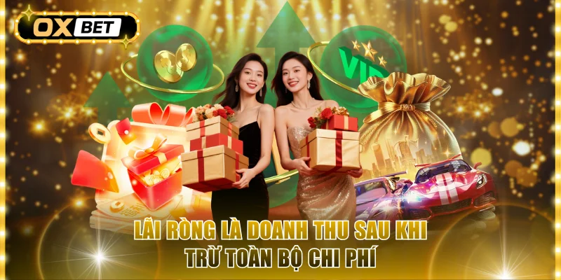 Lãi ròng là doanh thu sau khi trừ toàn bộ chi phí